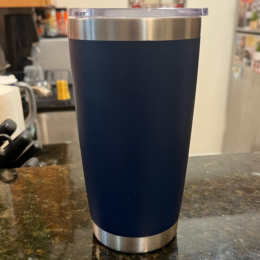 16 ounce aluminum tumbler with sippy lid